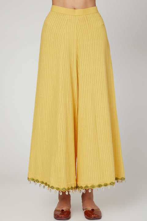 The Right Cut-Sunset Jasmine Kurta Palazzo Set-INDIASPOPUP.COM
