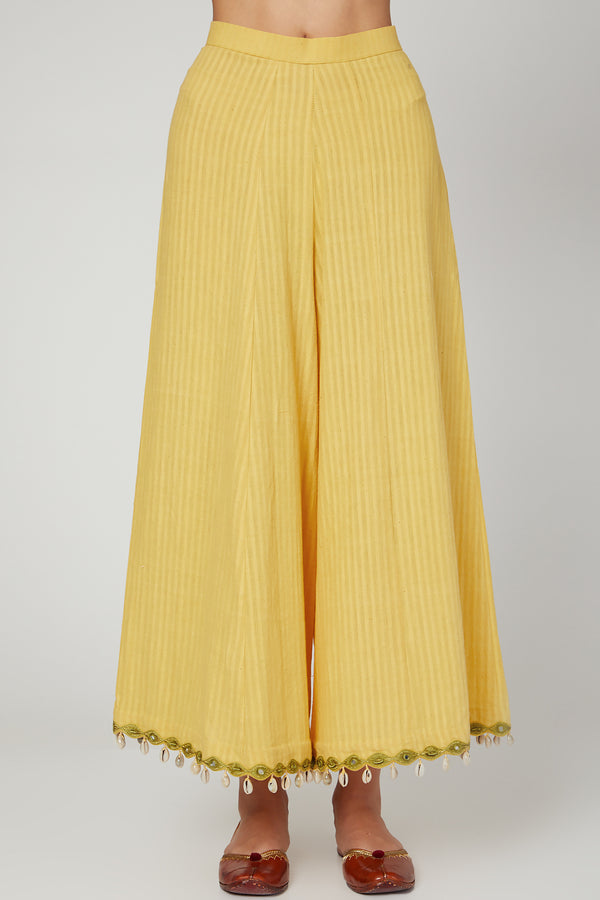 The Right Cut-Sunset Jasmine Kurta Palazzo Set-INDIASPOPUP.COM
