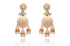 Tizora-Pink Enamelled Earrings-INDIASPOPUP.COM