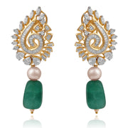 Tizora-Royal Pearls And Diamonds Necklace Set-INDIASPOPUP.COM