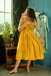 The Right Cut-Yellow Sweet Pea Dress/Kurta-INDIASPOPUP.COM