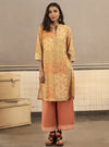 Payal Pratap-Beige Powell Printed Tunic-INDIASPOPUP.COM