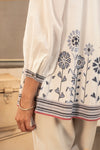Payal Pratap-Ecru Metheny Embroidered Top-INDIASPOPUP.COM
