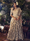 Bhumika Sharma - Light Beige Embroidered Saree Set - INDIASPOPUP.COM