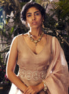 Bhumika Sharma - Grey Peplum Kurta & Flared Pants - INDIASPOPUP.COM