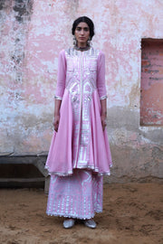 Saksham & Neharicka-Pink Embroidered Kurta Set-INDIASPOPUP.COM
