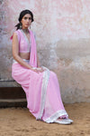Saksham & Neharicka-Pink Embroidered Blouse-INDIASPOPUP.COM