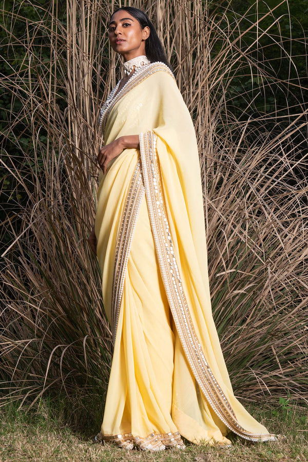 Saree Yellow SF-EF23-31 – Maria.B. Designs (AE)