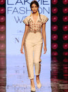 Chandrima-Ivory Kala Cotton Jumpsuit-INDIASPOPUP.COM