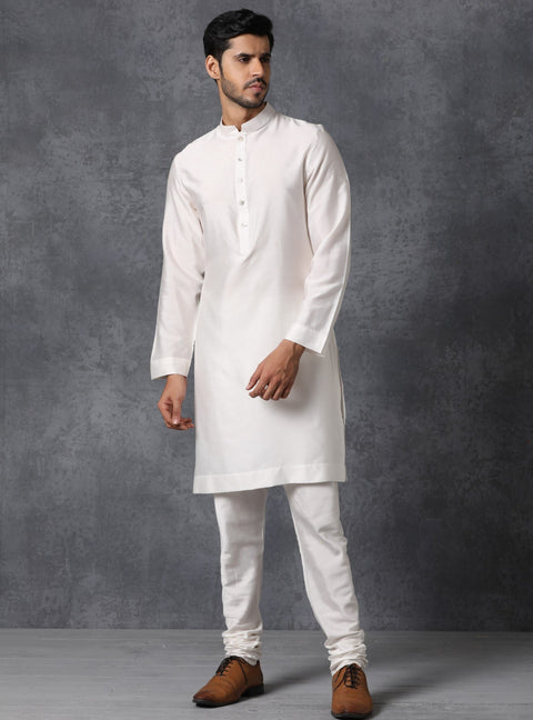 Ankit V Kapoor | White Kurta With Churidaar | INDIASPOPUP.COM