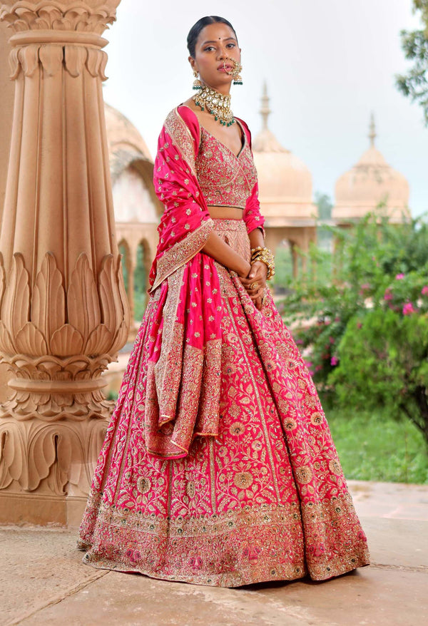 Trending | $387 - $645 - Fuchsia Wedding Lehenga Choli and Fuchsia Wedding  Chaniya Choli Online Shopping