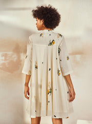 Kharakapas-Bee Printed Shirt Dress-INDIASPOPUP.COM