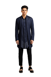 Kunal Rawal-Blue Flat Arrow Jacket-INDIASPOPUP.COM