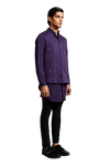 Kunal Rawal-Purple Splatter Koti-INDIASPOPUP.COM