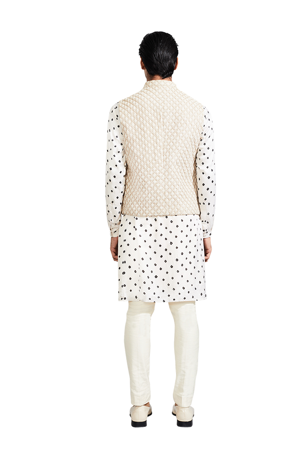 Kunal Rawal-Beige Vintage Jacket-INDIASPOPUP.COM