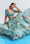 Mahima Mahajan-Blue Embroidered Lehenga Set-INDIASPOPUP.COM