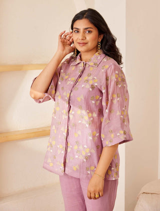 The Right Cut-Lavender Sunvillea Shirt-INDIASPOPUP.COM